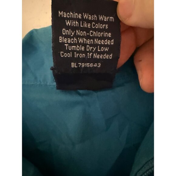 John Blair Jacket Mens Size XLG Teal Blue 80’s Grandpacore - Picture 8 of 8